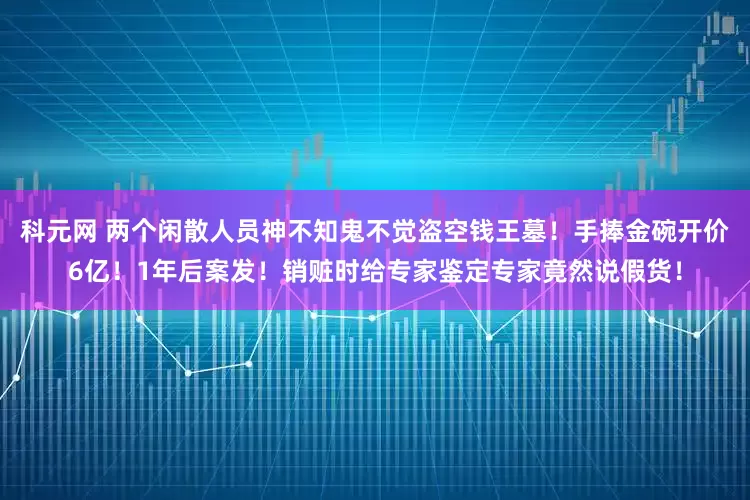 科元网 两个闲散人员神不知鬼不觉盗空钱王墓！手捧金碗开价6亿！1年后案发！销赃时给专家鉴定专家竟然说假货！
