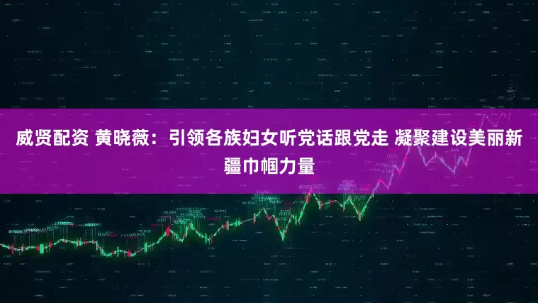 威贤配资 黄晓薇：引领各族妇女听党话跟党走 凝聚建设美丽新疆巾帼力量