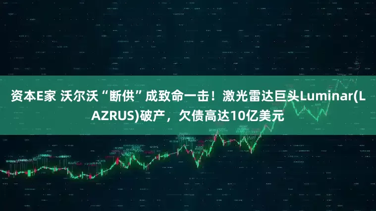 资本E家 沃尔沃“断供”成致命一击！激光雷达巨头Luminar(LAZRUS)破产，欠债高达10亿美元