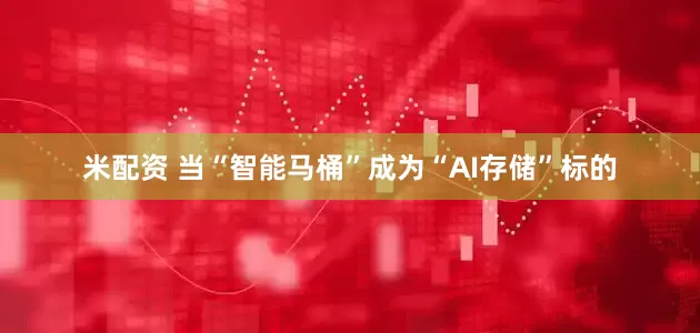 米配资 当“智能马桶”成为“AI存储”标的